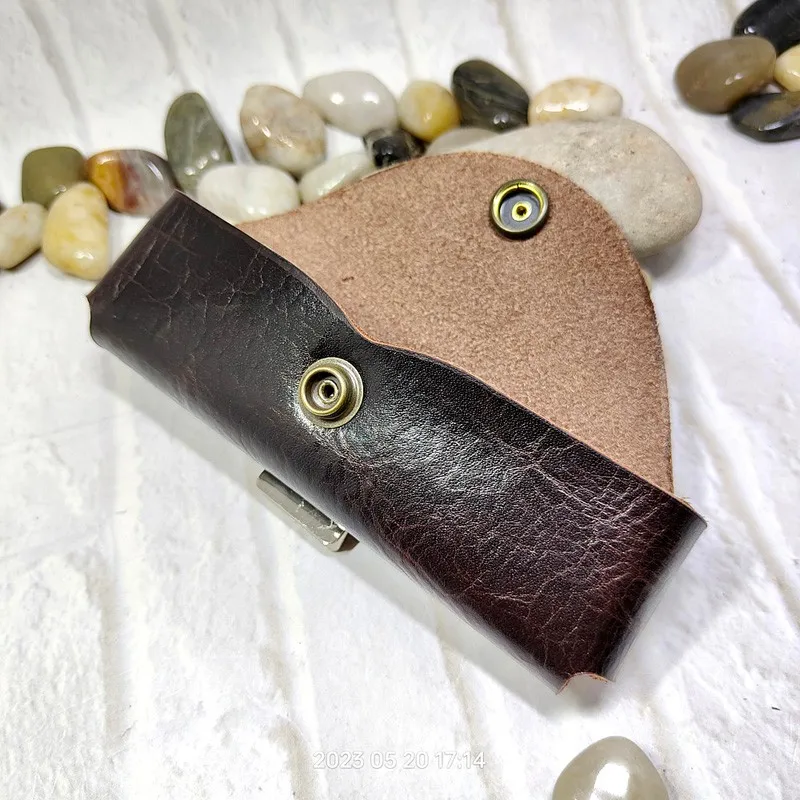 Jackknife Sheath Waist Bag Folding Knife Holster Belt Pack Army Knife Case Holder Genuine Leather customized Size MT-JD1