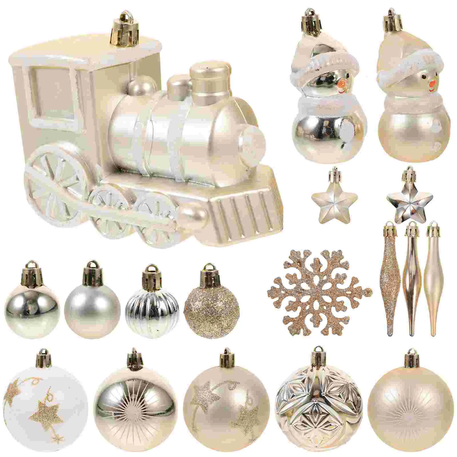 

Christmas Balls Decorative Tree Ornaments Xmas Hanging Decorations Props Nativity