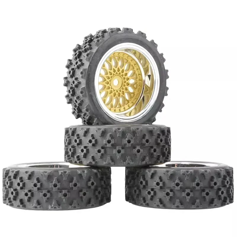 4 шт. 12 мм клееные резиновые шины пластиковые диски обод для радиоуправляемого