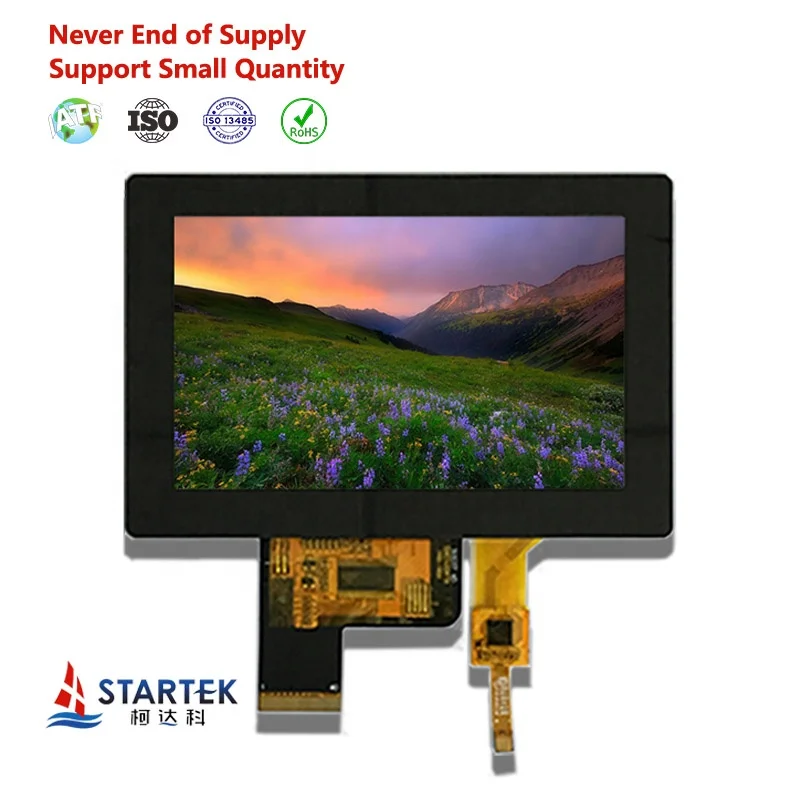 

LVDS 40 контактов 5-дюймовый ips tft ЖК-модуль 5 "экран 800x48 0 ЖК-дисплей