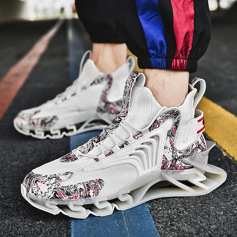 New Blade Shoes Men Sneakers Men Casual Shoes Tenis Luxury Shoes Trainer Race Breathable Men Shoes Fashion Loafers Running Shoes