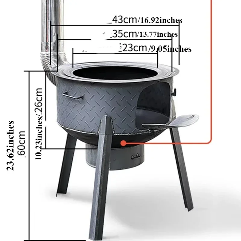 Уличные обогреватели Кемпинг Дровяная печь Сад Дрова Крытая декоративная