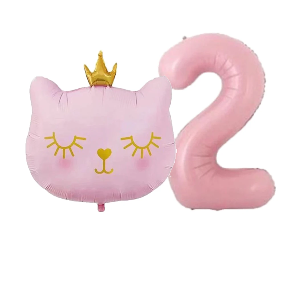 2 шт. воздушные шары в форме кота 40 дюймов | Шарики и аксессуары
