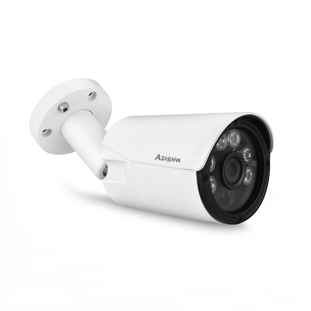 

AZISHN 1080P POE IP Camera H.265 XM530AI CCTV Camera 2.0mp IR Night Vision Outdoor Waterproof Home Security Network Camera