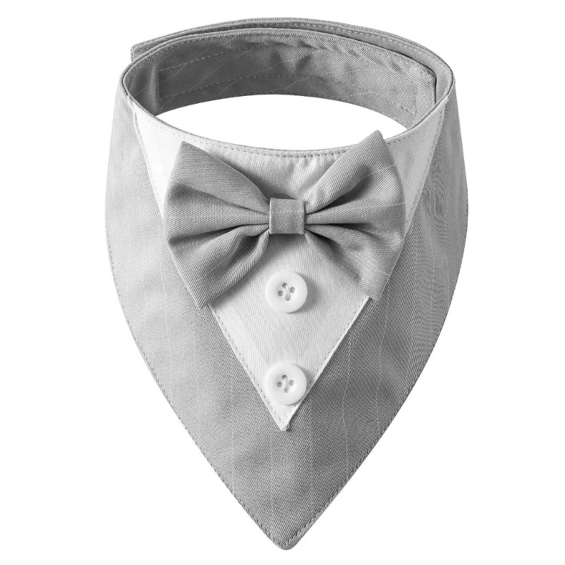 

594C милый Регулируемый Свадебный галстук-бабочка, воротник костюма с большим галстуком-бабочкой, элегантный галстук-бабочка для домашних животных