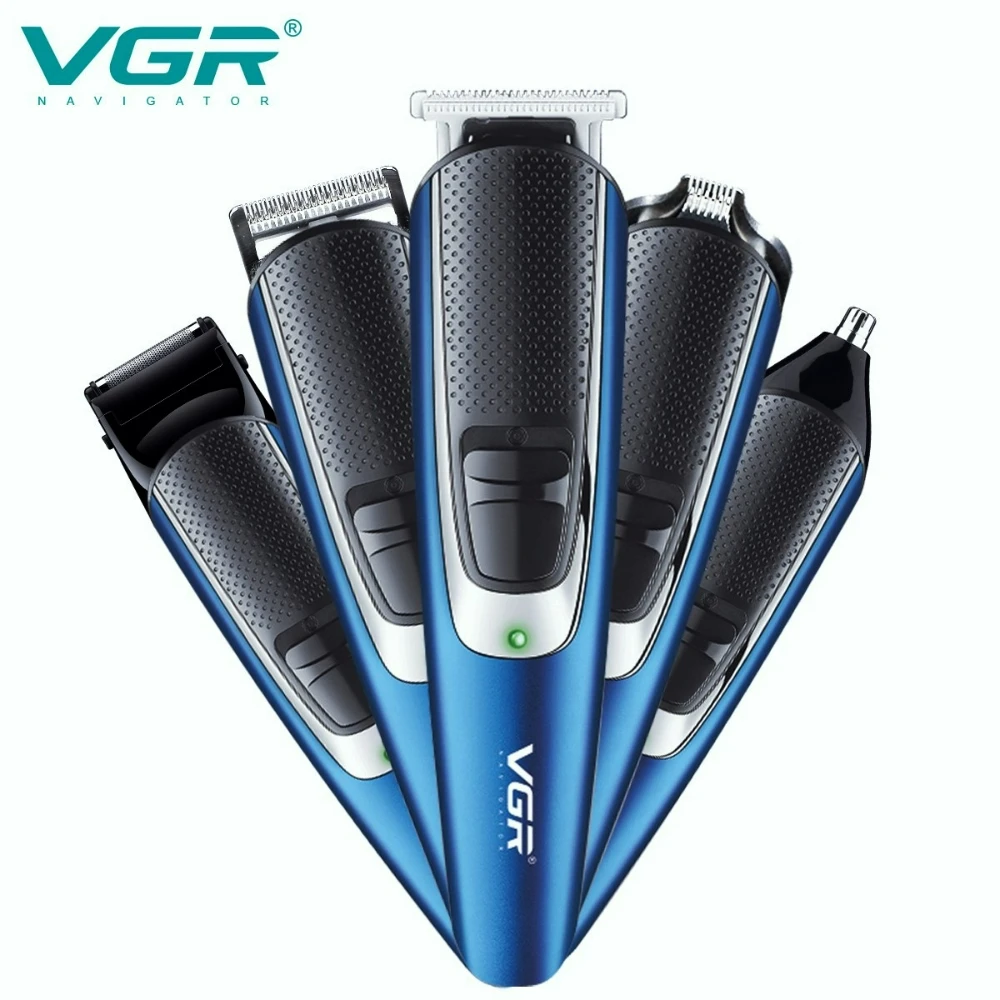 

VGR Hair Trimmer Grooming Kit Professional Hair Clipper Hair Cutting Machine Electric Shaver Nose Hair Trimmer Household V-172