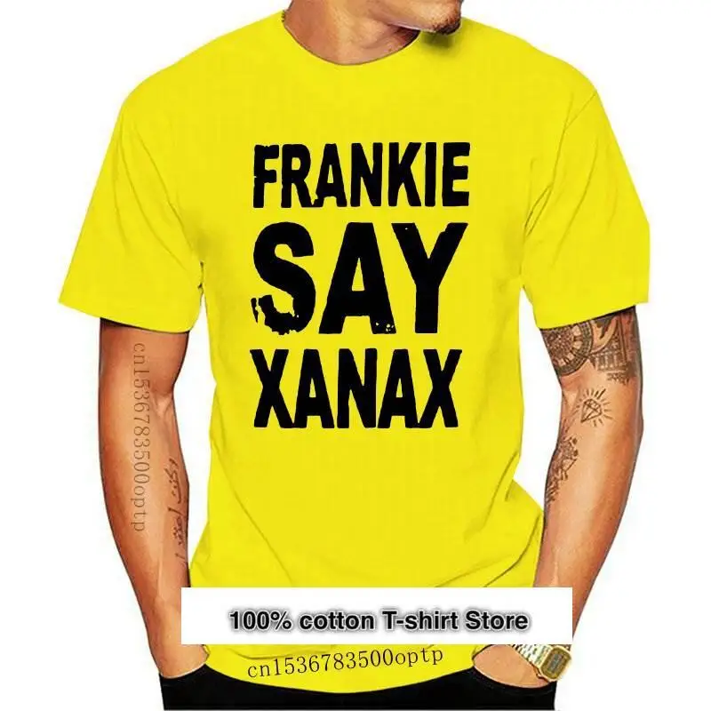 

Camiseta de Frank Iero, franela de Frank Iero, dice Xanax, color blanco