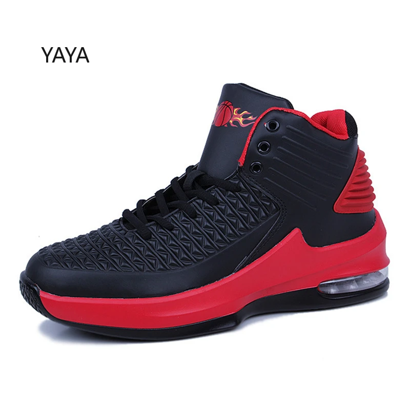 High Top PU Leather Basketball Shoes 