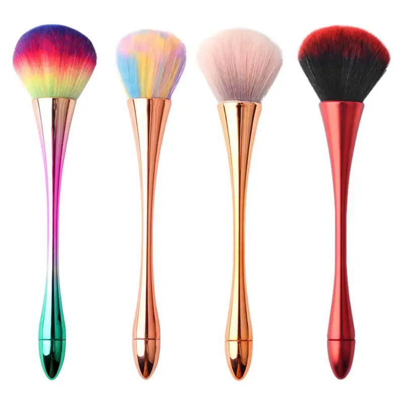 Nail Powder Brush Makeup Brushes For Foundation Blush Duster