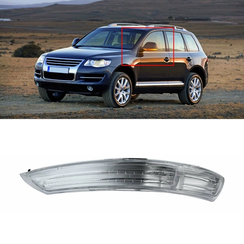 

Car Side Rear View Mirror LED Turn Signal Light Amber Lamp For -VW Touareg 2007-2011