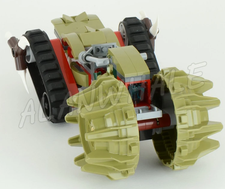 139 шт. резиновые треки Chima Crawley's Claw Ripper огромные колеса CHI 10052 наборы строительных