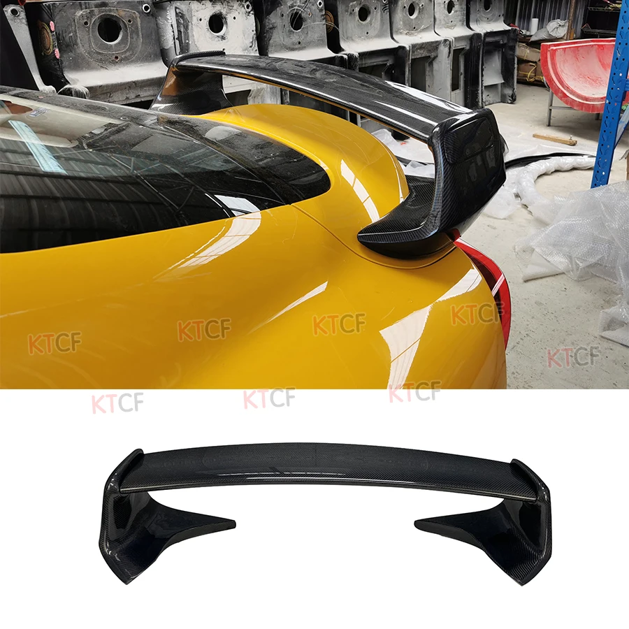 

Rear Trunk Spoiler For Toyota Supra A90 A91 2019-2022 Carbon Fiber Material Glossy Carbon Lip ST Style Spoiler Wing FRP