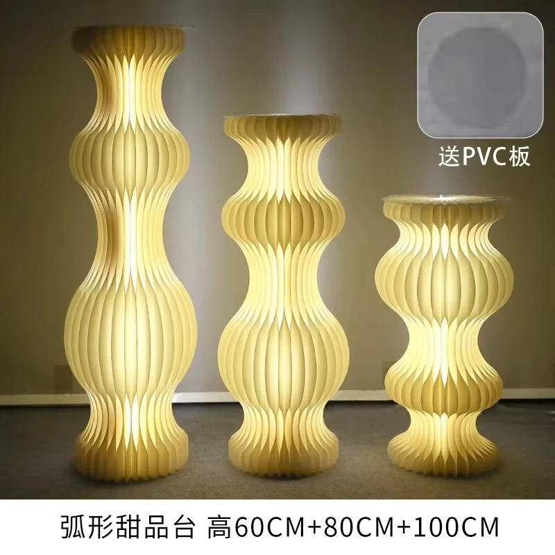 Складная цилиндрическая подставка для украшения свадебных тортов 3 шт.