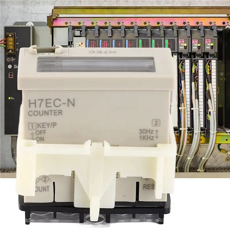 Фото A008 2X Новый H7EC N Без входного напряжения Цифровой электрический счетчик-тотализатор с 8-значным ЖК-дисплеем №4