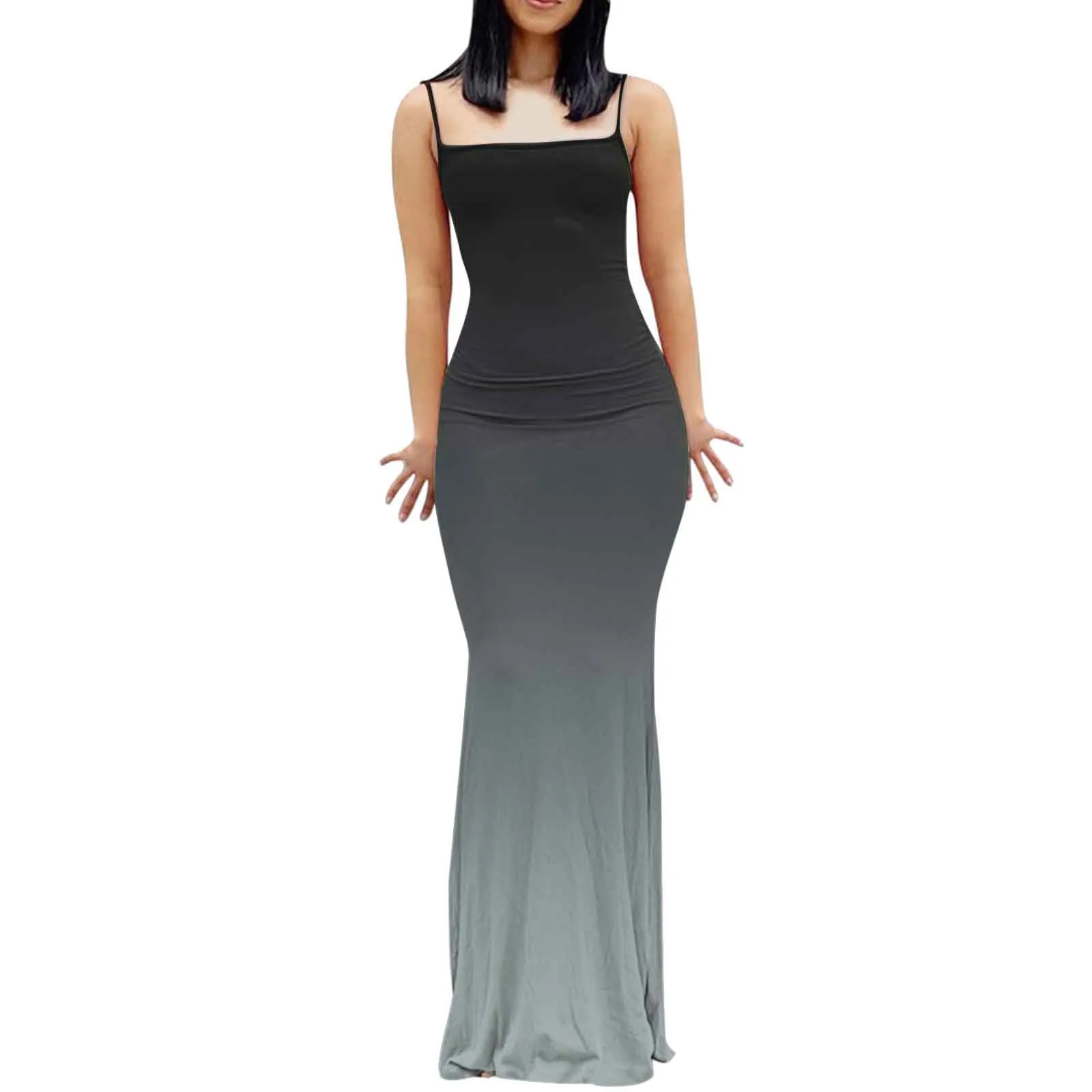 

Fashion Sexy Skims Dress Backless Evening Maxi Dress Women Party Club Ladies Bodycon Peach Hip Elegant Long Dresses For Woman