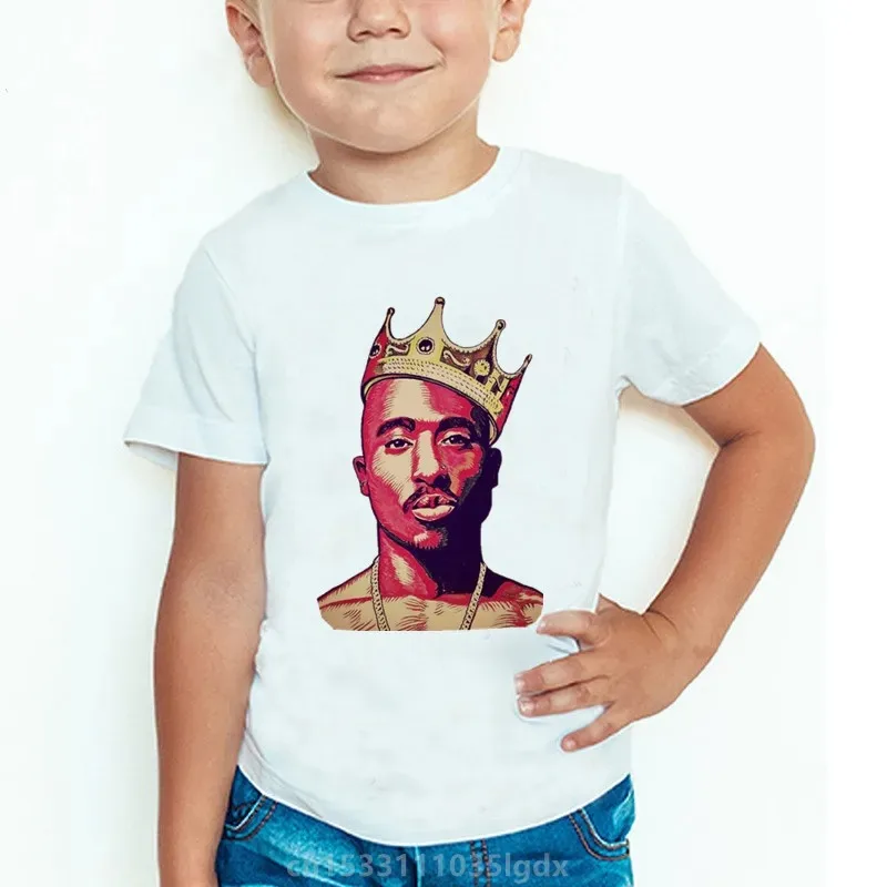 Детская Футболка С Принтом В Стиле Хип-хоп Tupac 2Pac