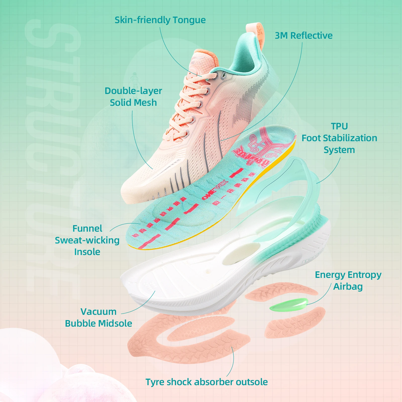 ONEMIX Women Sneakers Black Breathable Running Shoes for Women 2023 Designer Free Shipping Pink Fashion Damping Sports Shoes