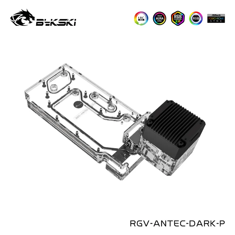 

Bykski Distro пластина для Antec Dark Cube шасси ARGB,RGB резервуар водяного охлаждения петли построить бак, RGV-ANTEC-DARK-P