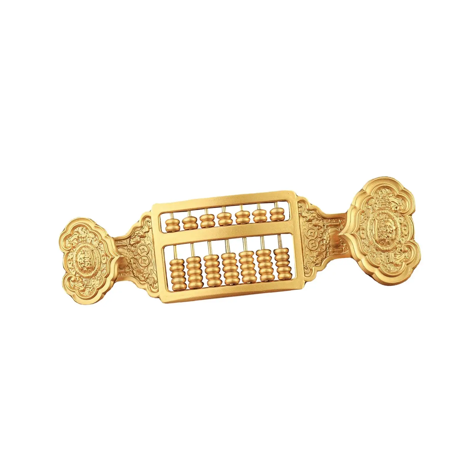 

Desktop Abacus Adorn Antique Fengshui Figurines Collections Creative Abacus Statue for Bedroom Study Indoor Desktop Decor