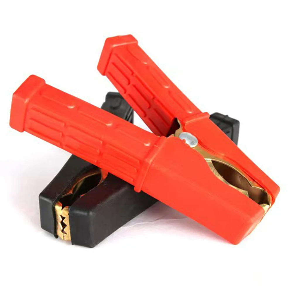 

4PCS Power Replacement Jumper Cable Heavy Duty Car Battery Clamps, Powerful Clip Vehicle Battery Servicing Equipment