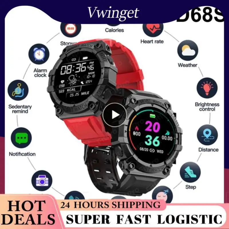 

Smart Bracelet Smart Watch Men Fitness Smart Fitness Smart Bracelet Fd68s 2023 Full Touch Screen Sport Smart Watch