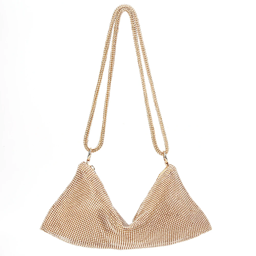 

Fashion Diamond Rhinestone Shoulder Bag Exquisite for Women Elegant Bling Evening Clutch Multifunctional Shoulder Bag