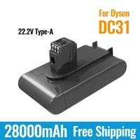 new type a 22 2v 28000mah li ion vacuum battery for dyson dc35 dc45 dc31 dc34 dc44 dc31 animal dc35 animal917083 01