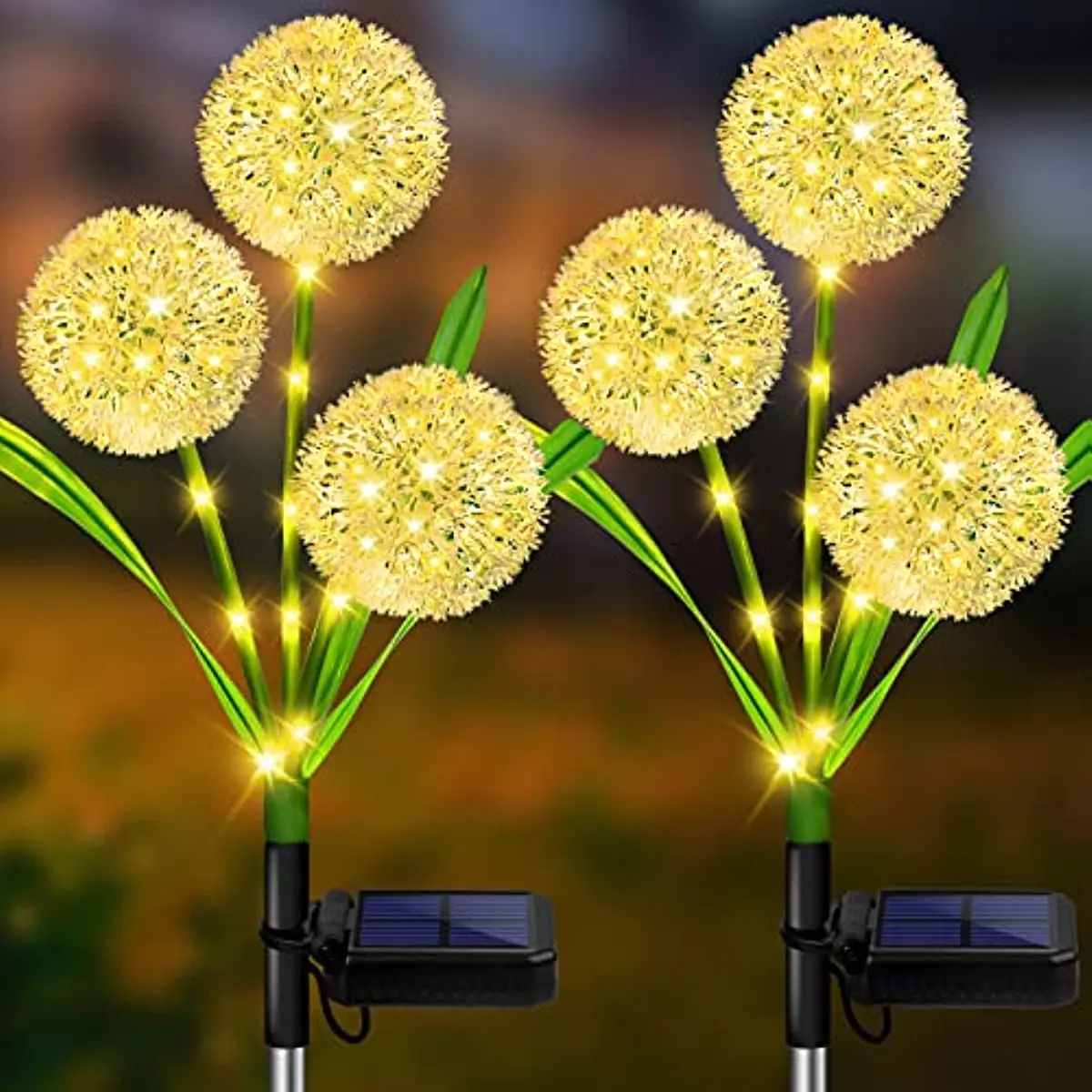 

Solar Wedding Waterproof Lawn Modes For Garden With Dandelion Flowers Solar Yard Outdoor 2 Decoration Garden Lights Light