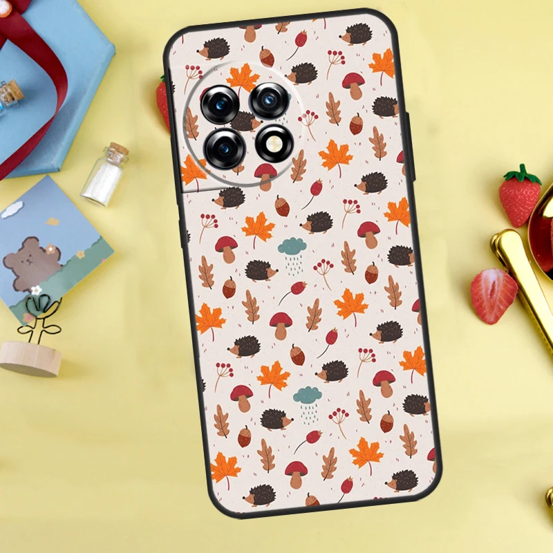 Чехол с милым мультяшным рисунком Колючий ежик для OnePlus Nord CE 4 2 3 Lite N20 N30 9 10 Pro 8T 9RT 10T