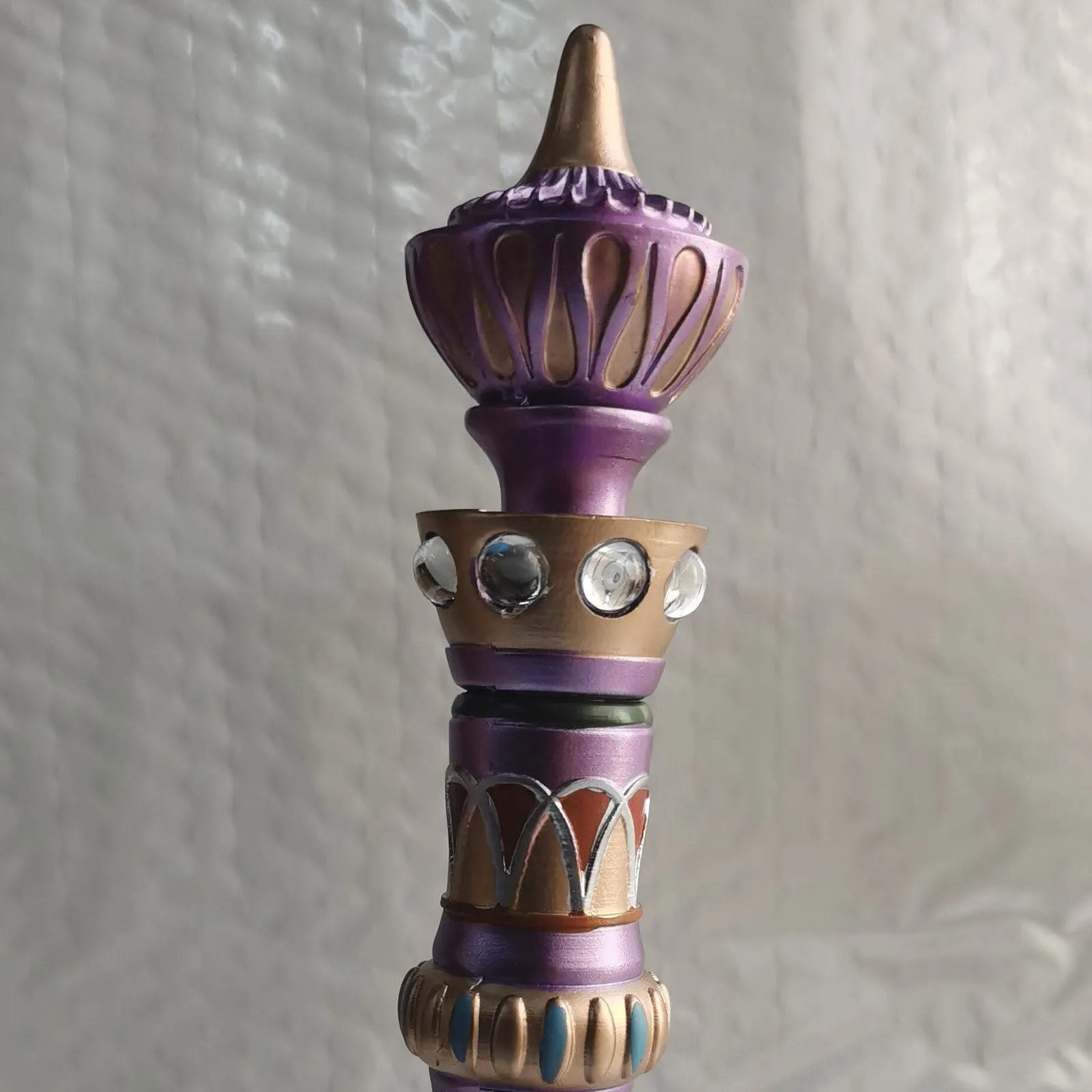 I Dream Of Jeannie Bottle From Mario-Della Casa-Second Season зеркальная пурпурная бутылка! Стеклянная