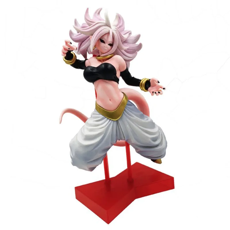 

Anime Figure Dragon Ball Super Pink Female Buu Artificial Human No. 21 Limited Edition Action Figure Model Pvc Collection Toys