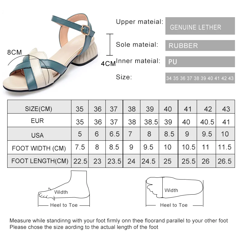 AIYUQI Sandals Women Genuine Leather 2023 New Summer Women Sandals Rome Colorblock Open Toe Large Size 41 42 43 Sandals Women