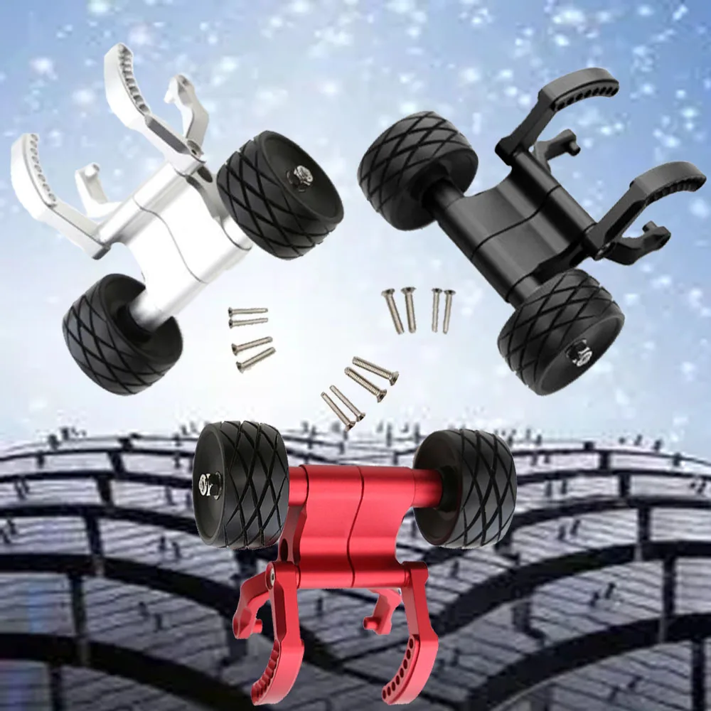 

Anti-rolling Wheel For 1/10 1:10 56087-1 Monster Truc T /raxxas E-REVO 2.0 86086-4 ,Metal Aluminum Adjustable Rear Head-up Wheel
