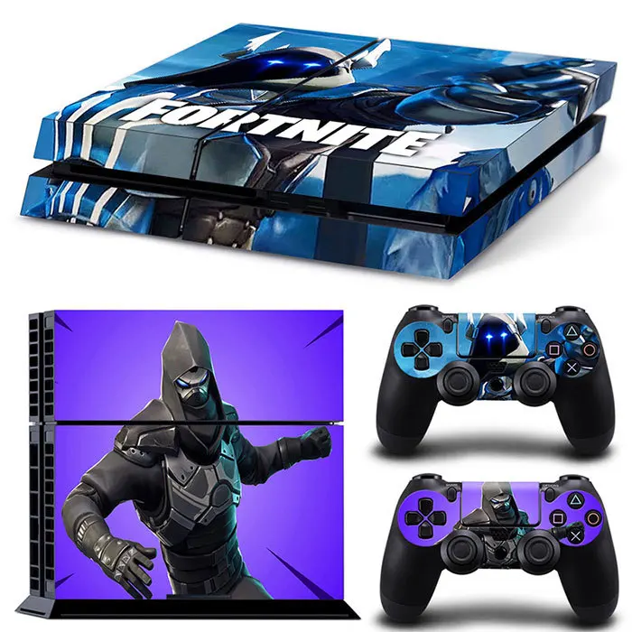 Фото Новые наклейки для игровой консоли Fortnite для PS4, цветные аниме-наклейки для контроллера PlayStation 4, пленка для геймпада, подарок для детей №5