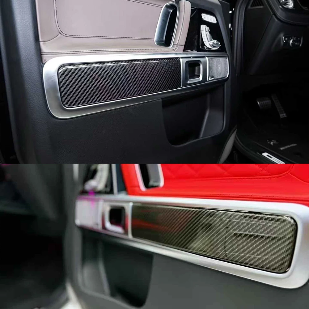 Фото Сухие автозапчасти из углеродного волокна для салона Benz G Wagon W465 G500 G450D G580 G63 2025Y + передняя ручка, внутренняя отделка с подписью №4
