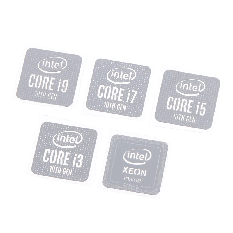 Ноутбук 10-го поколения Intel Core I9 I7 I5 I3 металлическая наклейка с логотипом для дома