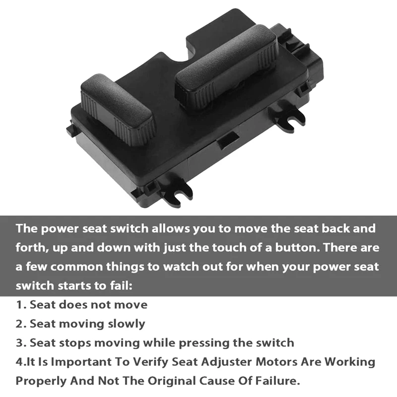 Передний правый пассажирский 8-позиционный переключатель регулировки сиденья с