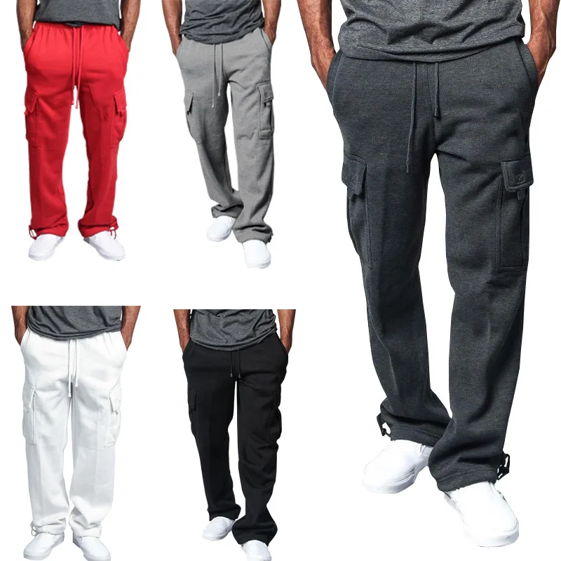 

Men's Cargo Pants Mens Casual Military Tactical Pants Men Outwear Army Straight slacks Long Trousers Streetwear Jogger Homme