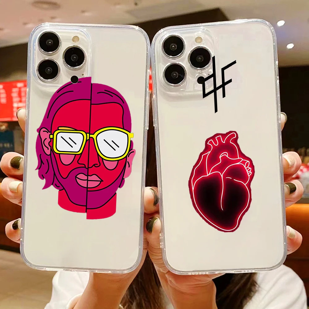 

PNL QLF Rapper Clear Transparent phone case for iPhone 11 12 13 mini pro XS MAX 8 7 6 6S Plus X SE XR