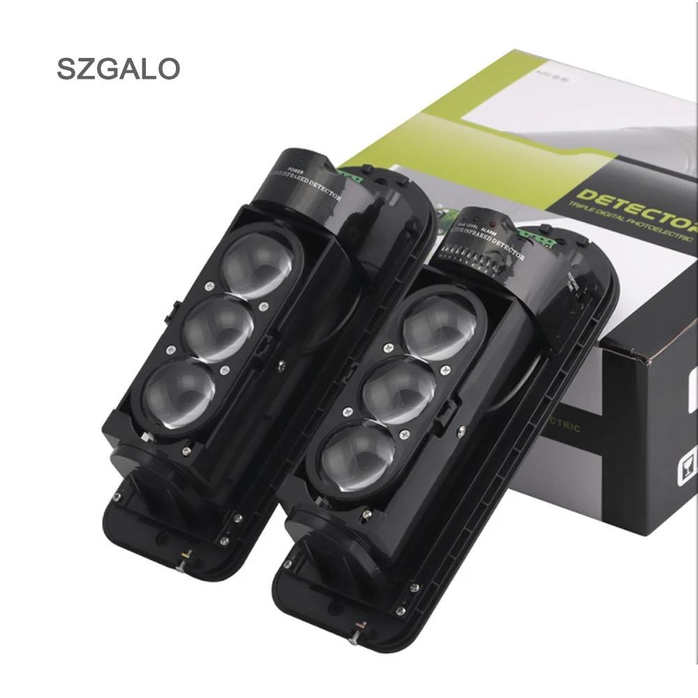 

3-лучевой Интеллектуальный ИК фотоэлемент с защитой от вторжения, наружный детектор расстояния 200 м для системы домашней сигнализации