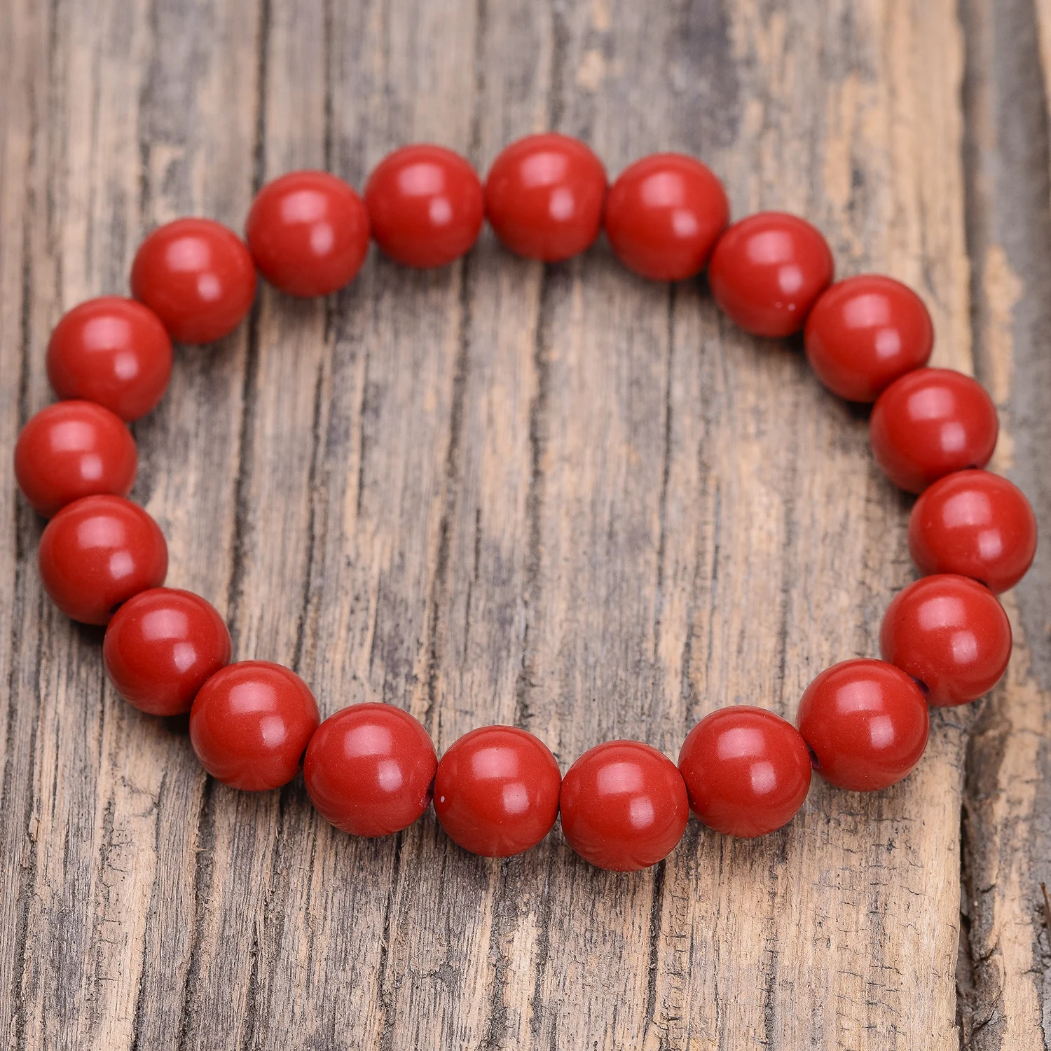 Браслет из круглых бусин 8/10/12/14 мм для мужчин и женщин |