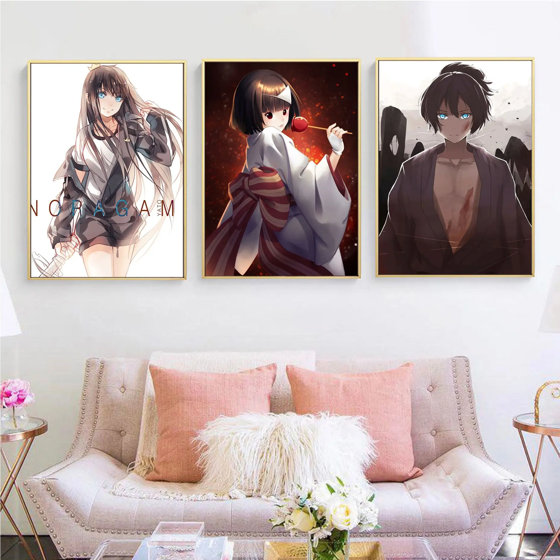 

Noragami Self-adhesive Art Poster Fancy Wall Sticker For Living Room Bar Decoration Home Decor