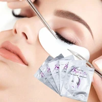 50pcsset eyelash pads breathable waterproof ultra thin eyelash isolation extension pad sticker for lady