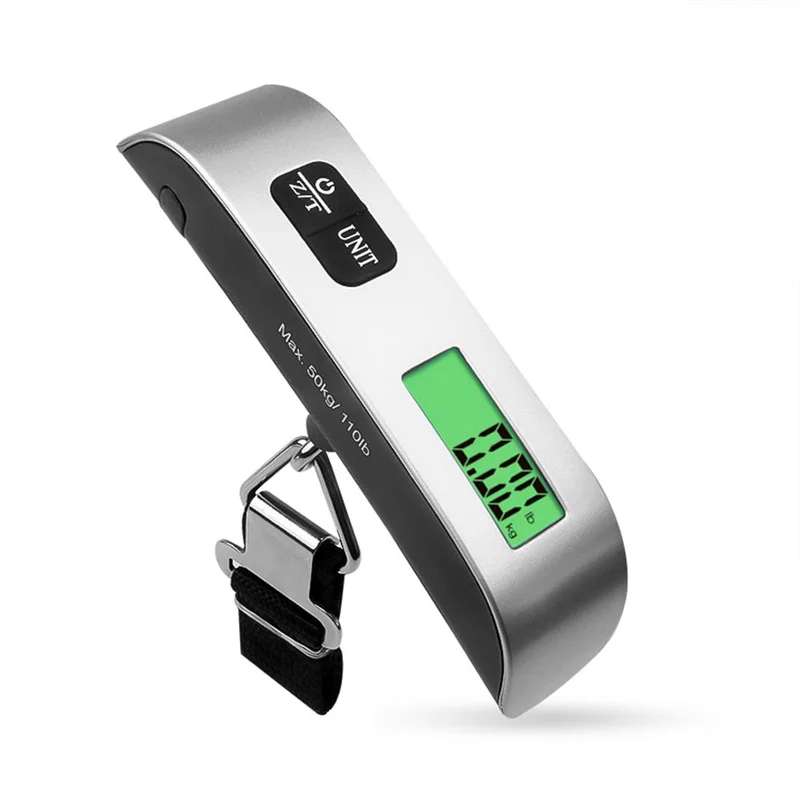 

Portable Scale Digital LCD Display 110lb/50kg Electronic Luggage Hanging Suitcase Travel Weighs Baggage Bag Weight Balance Tool