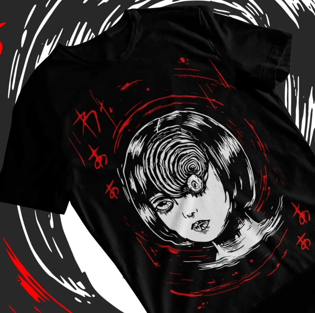 Футболка Tomie Junji Ito Uzumaki Horror Anime Manga Japan Guro Soft