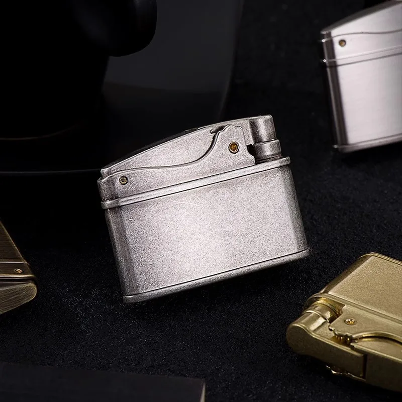 Фото ZORRO латунная зажигалка с одним щелчком мыши, керосиновая зажигалка с открытым пламенем, классическая зажигалка-бампер, аксессуары для курения, гаджеты для мужчин №4