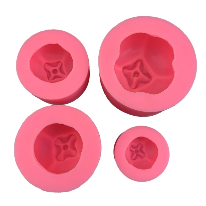 

68UE силиконовая форма в форме мангостина для торта, шоколада, перманента, инструмент для выпечки 3D