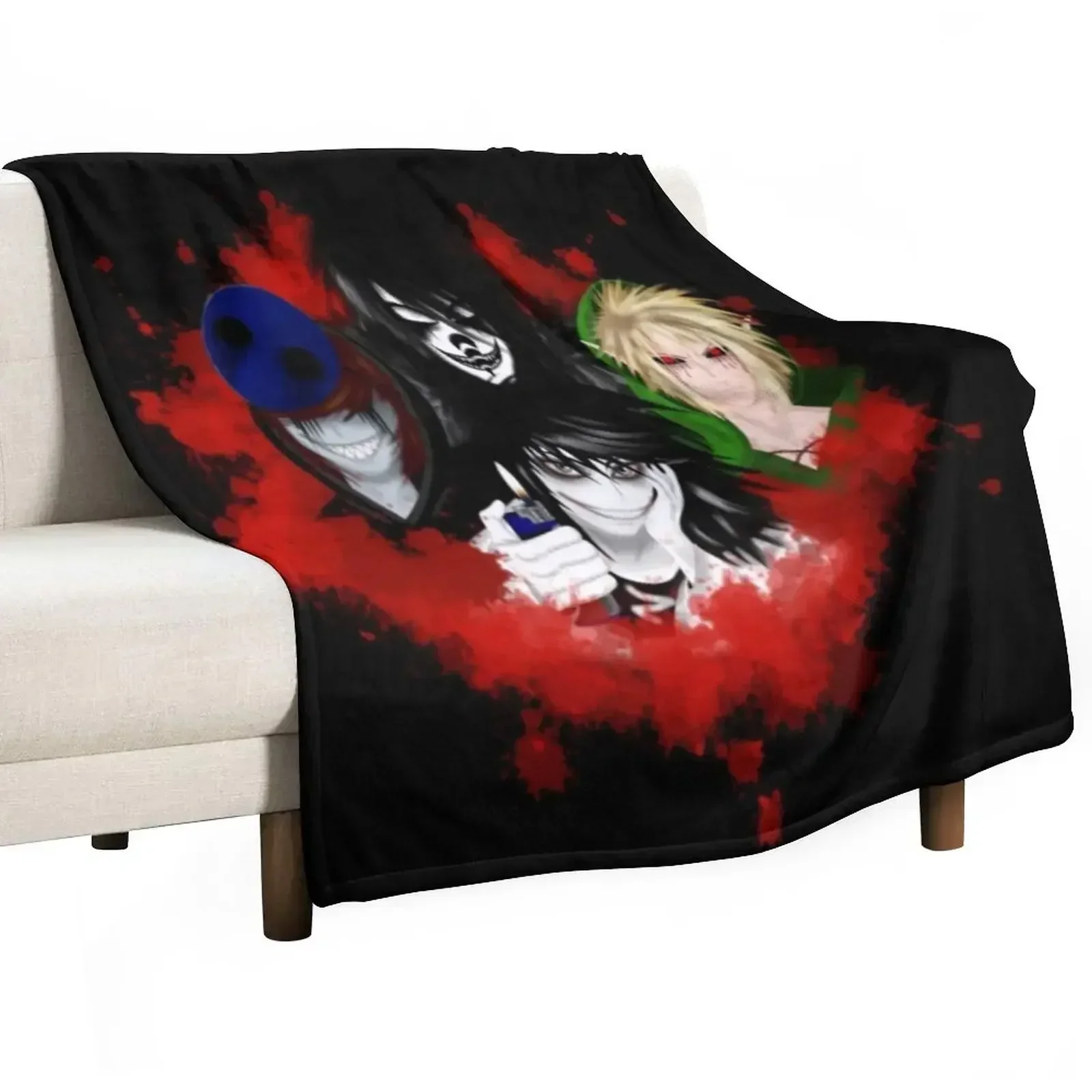 Одеяло Creepypasta свободные забавные подарочные одеяла