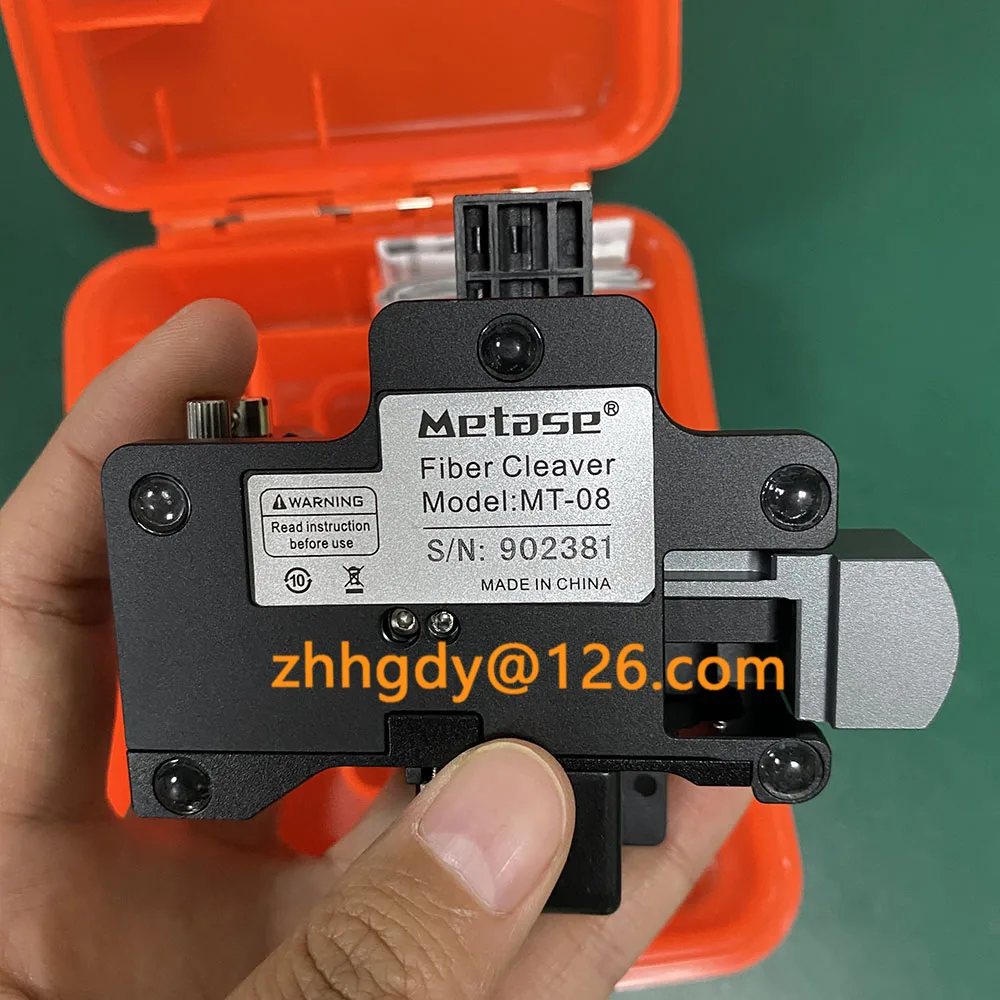 MT-08 Optical Fiber Cleaver High-Precision Fiber Cutter Push-Type Cutting Knife Tool Replacement of CT-30 Fiber Cleaver