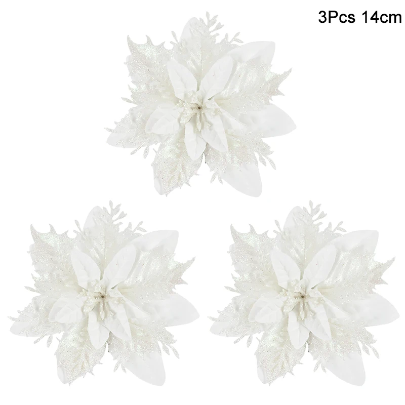 

Искусственные новогодние цветы ЗQNYCY